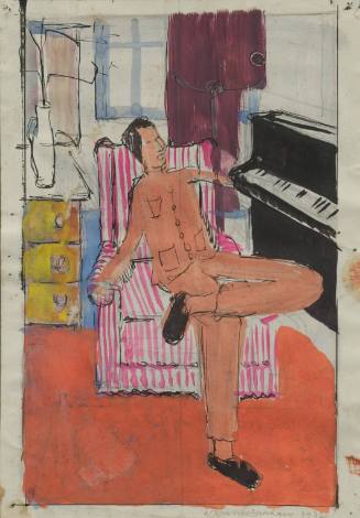 Untitled (The Man in the Red Chair)