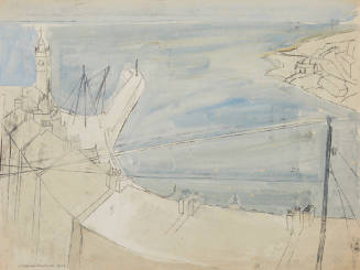 Porthleven from Tye Rock (Study for St Ives Festival Painting)