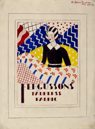 Fergusson's Fadeless Fabric (Student design for an advertisement)