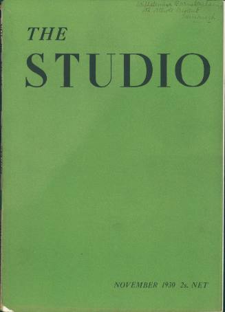 The Studio [November 1930, Vol. 100, No. 452]