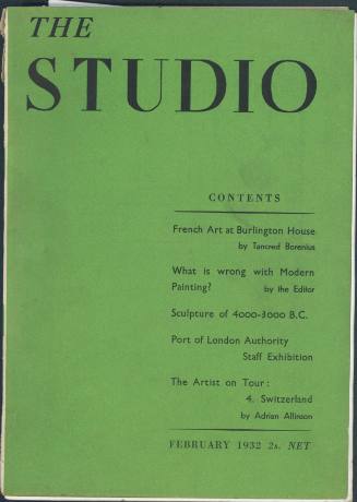 The Studio [February 1932, Vol. 103, No. 467]