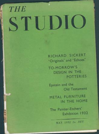 The Studio [May 1932, Vol. 103, No. 470]