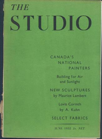The Studio [June 1932, Vol. 103, No. 471]