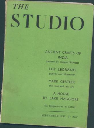 The Studio [September 1932, Vol. 104, No. 474]
