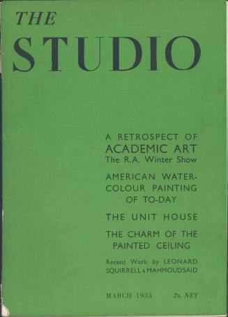 The Studio [March 1933, Vol. 105, No. 480]