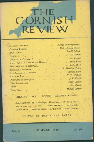 The Cornish Review [Summer 1949, Vol. 2]