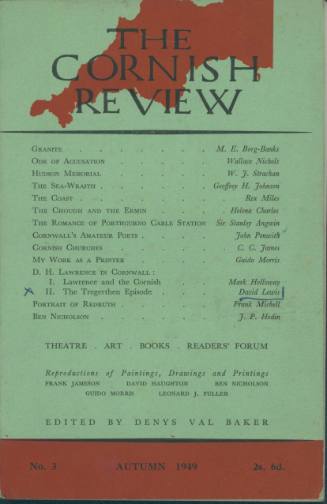 The Cornish Review [Autumn 1949, Vol. 3]