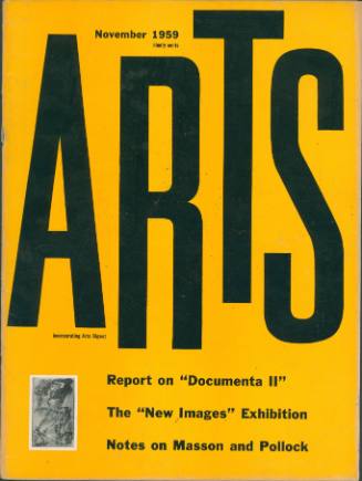 Arts [November 1959, Vol. 34, No. 2]