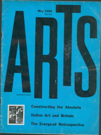 Arts [May 1960, Vol. 34, No. 8]