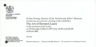 The Art of Bernard Leach