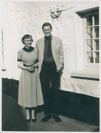 David Lewis and Wilhelmina Barns-Graham. St Ives. 30th May 1956