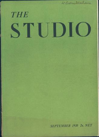 The Studio [September 1930, Vol. 100, No. 450]