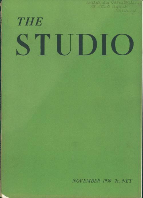 The Studio [November 1930, Vol. 100, No. 452]
