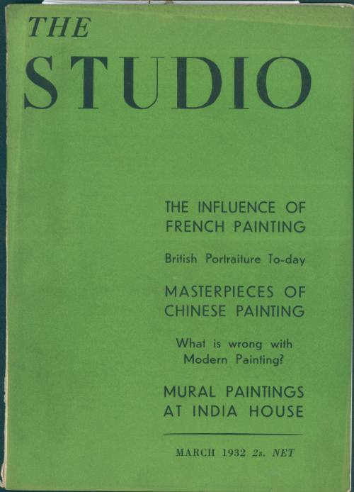 The Studio [March 1932, Vol. 103, No. 468]