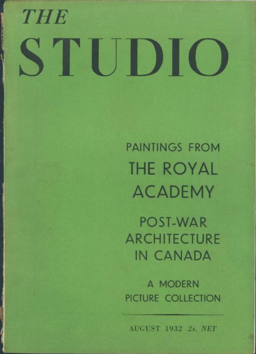 The Studio [August 1932, Vol. 104, No. 473]