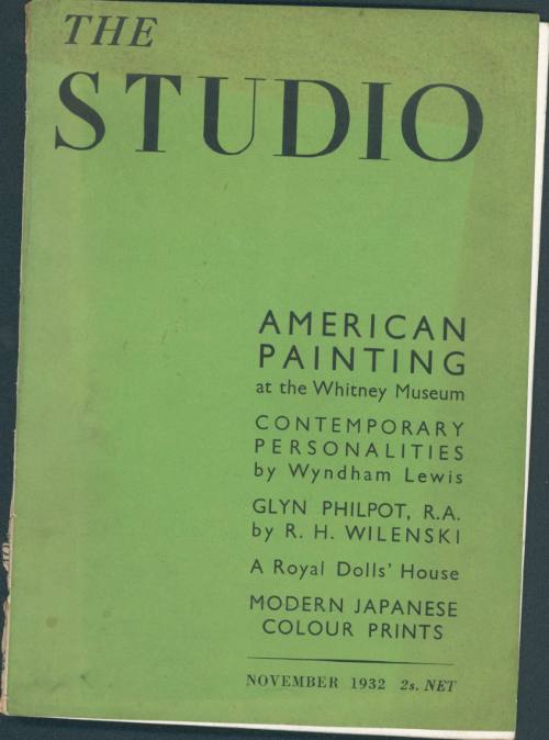 The Studio [November 1932, Vol. 104, No. 476]