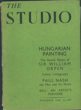 The Studio [December 1932, Vol. 104, No. 477]