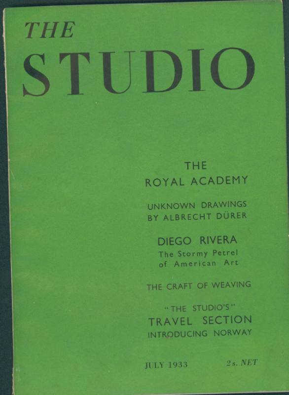 The Studio [July 1933, Vol. 106, No. 484]