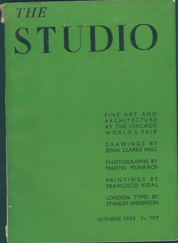 The Studio [October 1933, Vol. 106, No. 487]