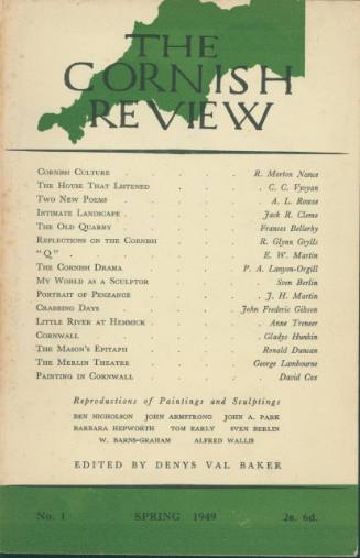 The Cornish Review [Spring 1949, Vol. 1]