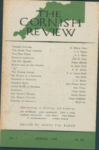 The Cornish Review [Spring 1949, Vol. 1]