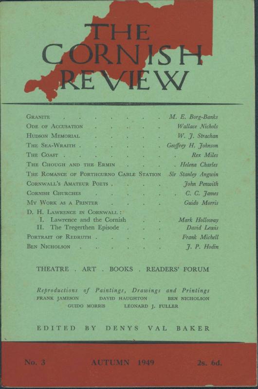 The Cornish Review [Autumn 1949, Vol. 3]