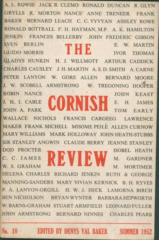 The Cornish Review [Summer 1952, No. 10]