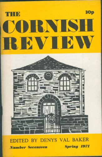 The Cornish Review [Spring 1971, No. 17]