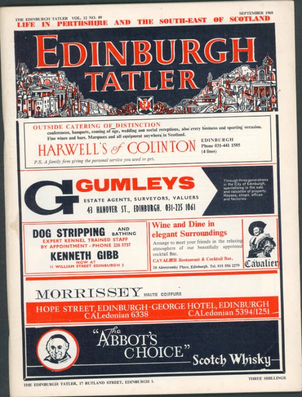 The Edinburgh Tatler [September 1968, Vol. 12, No. 89]