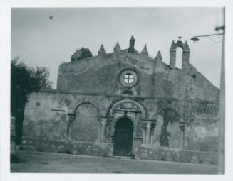 Front view of Catacombs of St John in Syracuse