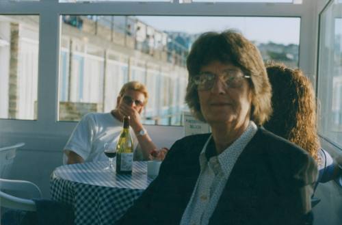 Rowan James in Porthmeor Beach café